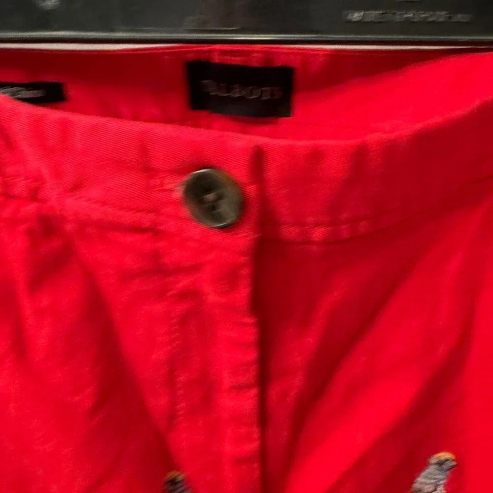 Talbots frenchie Red chino trousers. Size: 16